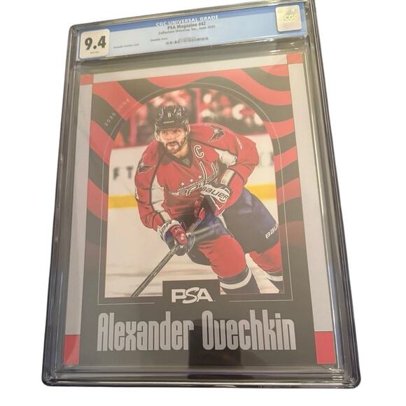 PSA Magazine #42 Collectors Universe June 2025 Alexander Ovechkin Cover CGC 9.4 - Picture 1 of 6